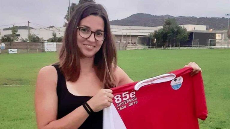 Lorena Puente nova presidenta del Campredó que fa la presentació oficial dels seus equips