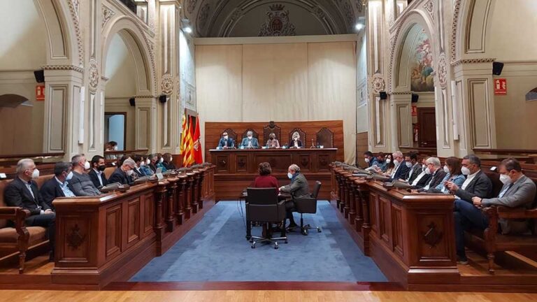 El ple de la Diputació de Tarragona aprova una modificació de crèdit per valor de 3,6 milions euros