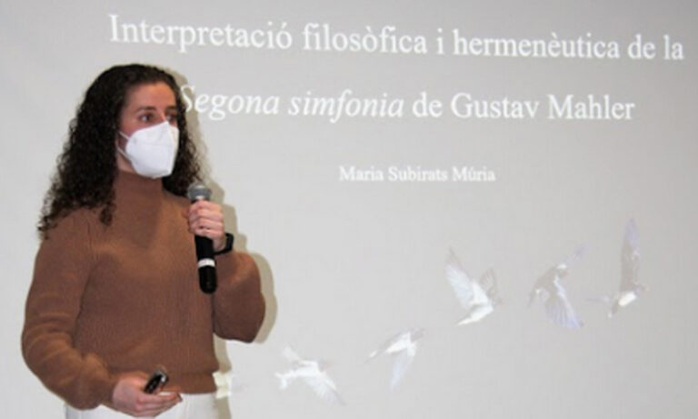 Maria Subirats, exalumna del Despuig guardonada al V Premi Esmuc pel treball de Recerca sobre Gustav Mahler