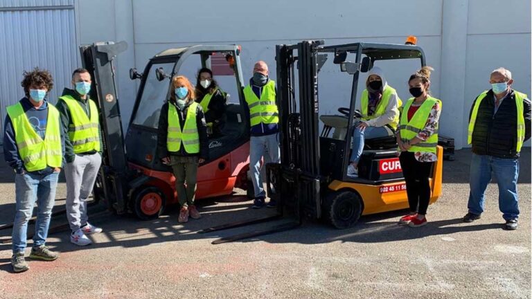 El Consell Comarcal de la Terra Alta forma vuit persones com a operadores de carretons de manutenció