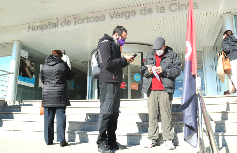 La Taula Sindical convoca una vaga a l’Hospital Verge de la Cinta de Tortosa este dimarts per l’estabilitat laboral