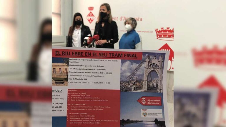 L’Aula Amposta de la UNED oferirà un curs sobre el tram final de l’Ebre