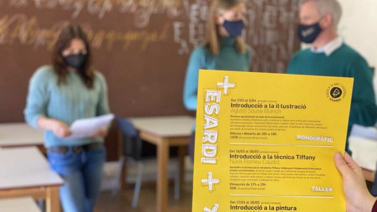 L’Escola d’Art i Disseny obre portes a Amposta a la ciutadania amb els cursos +Esardi