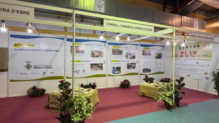 El Consell Comarcal de la Ribera d'Ebre exposa els serveis a les persones a la Fira de Móra la Nova