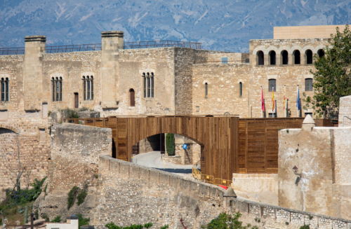 Detalls de la passarel·la del nou recorregut de la Suda
