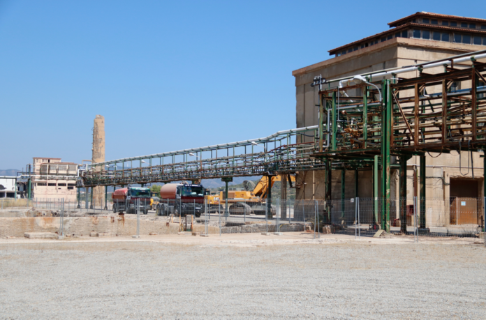 Àrea on s’instal·larà el centre de dades, dins els terrenys d’Ercros
