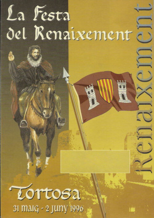 Cartell anunciant la primera Festa del Renaixement