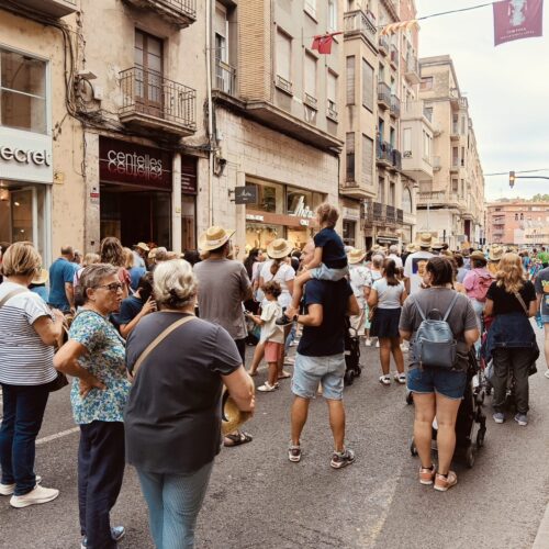 Imatge de la caminada solidària que es farà el divendres 4 a les 18 h, amb el lema “Cada gota compta”.