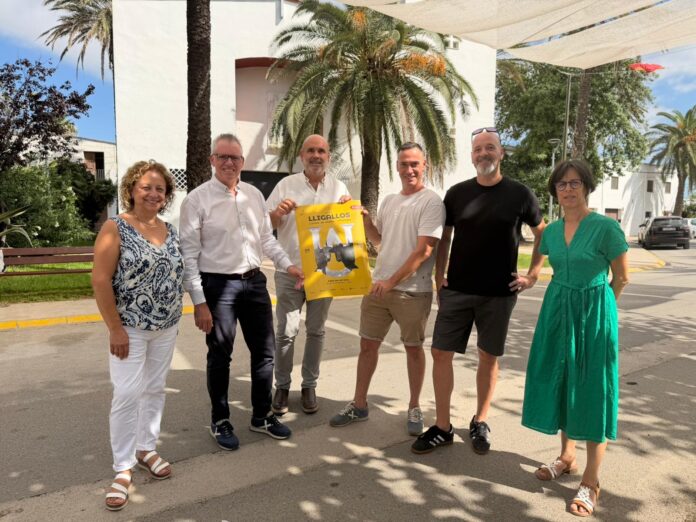 Regidors i impulsors de la fira, durant la presentació del certamen